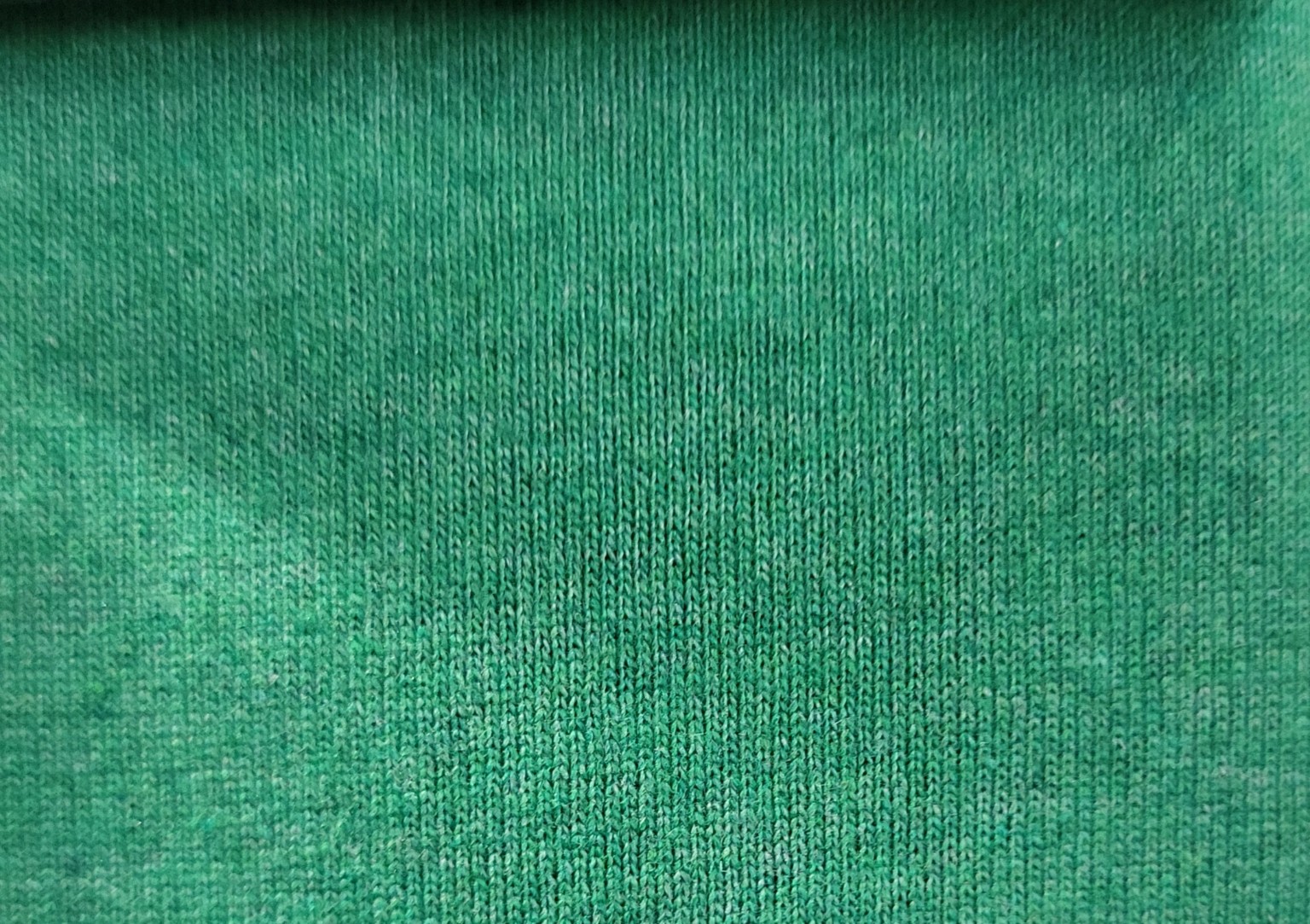 Green melange fabric